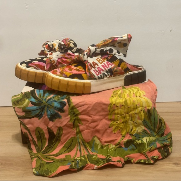 FARM Rio Colorful Patterned Mules - Picture 2 of 7